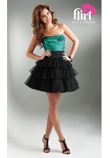 Strapless Homecoming Dress Pf5015 By 